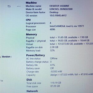 Laptop Lenovo